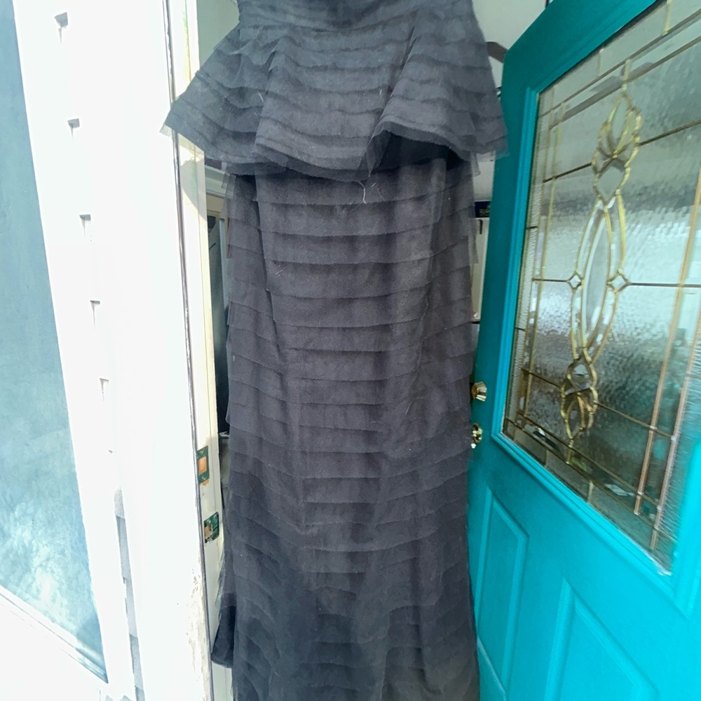 Adrianna Papell Black Strapless Gown - Picture 15 of 15